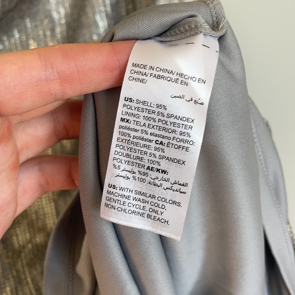 SALE 10% OFF | White House Black Market Metallic Cowl Neck Cocktail Dress - Picture 5 of 6